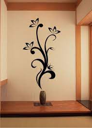 Ink art projects look like complex watercolor paintings so you may be surprised to find out that making ink art is actually quite simple. Art Flower Simple Wall Painting Designs Novocom Top