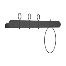 Etagère murale design qui permet d'apporter une véritable personnalité à votre intérieur! Meme Design Etagere Murale Avec 3 Crochets Portemanteaux Et 1 Porte Serviettes Balloon 90 Cm Noir Metal Myareadesign Com