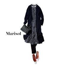 春のワンピースコーデ30選 40代をきれいに見せるワンピース実例集 ドット ファッション ファッション ワンピース コーデ