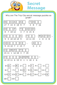 Discovery education's puzzlemaker this word search puzzle maker is the only one listed here which creates a solution page. Week 15 Learning Problem Solving With Secret Message Puzzles The Trip Clip Blog Make Any List Then