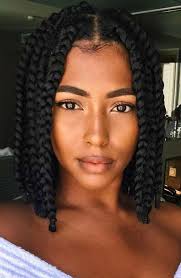 Big Box Braids Hairstyles For Black Women Box Braided Bob Beauty Haires Big Box Braids Hairstyles Box Braids Hairstyles Box Braids Hairstyles For Black Women