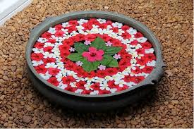 Water Rangoli Designs Rangoli Rangoli Designs Floating Flower Rangoli Designs Flower Rangoli Designs Floating Flower Arrangement Flower Decorations Floating Flowers Flower Rangoli