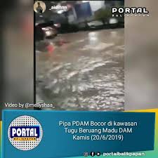 Info loker balikpapan yang selalu update. Pipa Pdam Bocor Di Kawasan Tugu Beruang Portal Balikpapan Facebook