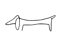 Picasso S Sausage Dog Picasso Dachshund Dachshund Drawing Dachshund Tattoo