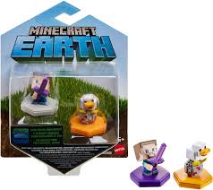 This versatile and affordable poster sandra: Minecraft Earth Boost Mini Attacking Steve Spawning Chicken Figure 2 Pack Nfc Chip Enabled For Play With Minecraft Earth Augmented Reality Mobile Device Game Toys For Girls And Boys Age 6 And
