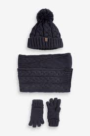 Buy 3 Piece Hat Scarf And Gloves Set 3 16yrs From The Ufrrshops Online Shop