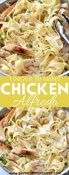 The 30 Minute Easy Chicken Alfredo Recipe Simple Chicken Alfredo Recipe Chicken Alfredo Easy Chicken Alfredo Recipes