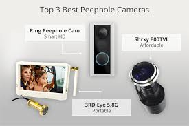 Best front door peephole camera recorder reviews that comes with wifi, wireless connections and able to send you notification on your mobile phones. 6 Best Peephole Cameras In 2021