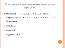 Matematika Ekonomi Himpunan