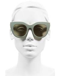 Le Specs Air Heart 51mm Sunglasses Matte Olive Gold, $69