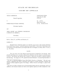 STATE OF MICHIGAN COURT OF APPEALS