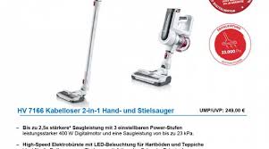 Severin 2-in-1 Kabelloser Hand- und Stielstaubsauger