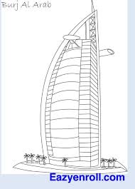 Burjalarab Coloring Print Out Dubai Mydubai Colouringbook Dubaikids Dubaimoms Kidsactivities Famous Buildings Burj Al Arab Coloring Pages