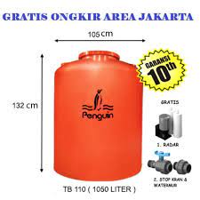 Keunggulan paling utama adalah toren air model horizontal ini sudah memiliki sertifikat food. Jual Tangki Air Water Tank Toren Merk Penguin 1050 Liter Jakarta Selatan Tebet Store Tokopedia