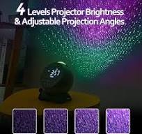Amazon.com: Fansbe Kids Alarm Clock Star Projector, Galaxy ...