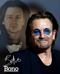 Happy Birthday to Paul Hewson aka Bono from U2, born 5/10/60. [photos taken  at The Capitol Theatre, Passaic, NJ
