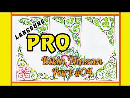 Cara membuat hiasan kaligrafi arab dengan sangat mudah, hiasan kaligrafi tepi atau hiasan kaligrafi pinggir agar kaligrafi terlihat semakin cara membuat kaligrafi hiasan mushaf surat al kautsar sederhana untuk anak sd menggunakan spidol, dengan kaidah khat naskhi, di atas kertas. Trik Pro Nggambar Hiasan Mudah Part 04 By Adzone Channel