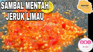 Check spelling or type a new query. Sambal Mentah Jeruk Limau Youtube