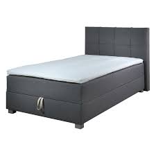 Staud bett sinfonie 100x200 weiß betten einzelbett bettgestell möbel. Boxspringbett Grau H2 100x200 Cm Online Bei Roller Kaufen
