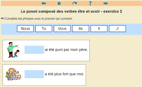 Il a gagné /mordu ex : Le Passe Compose Des Verbes Etre Et Avoir Clic Ma Classe