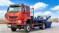 HOWO M7 4x4 off road skip loader truck