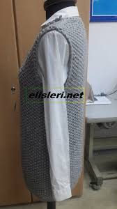 Pirinc Orgu Modeli Ile Orulen Yelek Modeli El Islerimiz Yelek