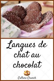 Langues De Chat Au Chocolat La Recette Facile Langue De Chat Recette Facile Recette