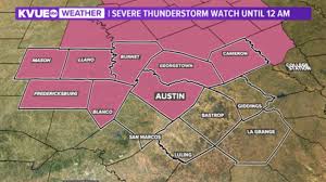 A severe thunderstorm warning for collin and grayson counties was lifted at 11:16 p.m. Central Texas Weather Strong Storms Moving Across The Area Kvue Youtube