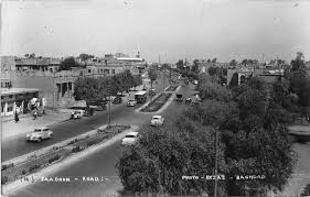 بغداد شارع السعدون في أول الخمسينات صورة توثيقية baghdad photo iraq