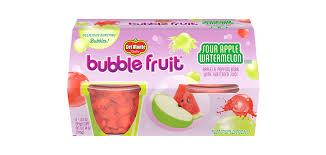 Find quality snacks products to add to your shopping . Bubble Fruit Sour Apple Watermelon Fruit Cup Snacks Del Monte