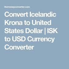 convert icelandic krona to united states dollar isk to usd