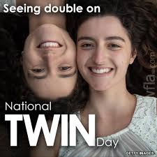 NATIONAL TWIN DAY 👭Today we celebrate seeing double