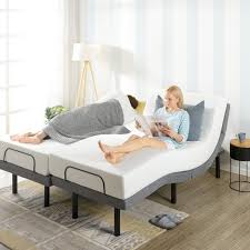 Of course, it feels great, but not all adjustable bed bases are perfect especially when you want to enhance sleeping experience. Mellow Adjustable Bed Base Unique Added Head Tilt Wireless Remote Control Split King Walmart Com Walmart Com