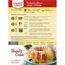 This easy to bake lemon pound cake recipe delivers the most delicious tasting cake. Recipes Using Duncan Hines Lemon Cake Mix