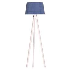 3 Ayakli Tripod Lambader Yer Lambasi Mavi Yer Lambasi Mavi Lamba