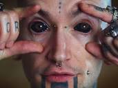 Italian Model Has Eye Tattoos to Look Like an Alien