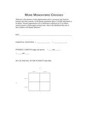 Some of the worksheets for this concept are amoeba sisters video recap, amoeba sisters video recap, amoeba sisters meiosis answer key pdf, amoeba sisters video recap the eleven â¦ â amoeba sisters (@amoebasisters). More Monohybrid Crosses Blm More Monohybrid Crosses Albinism Is The Absence Of Skin Pigmentation And Is A Recessive Trait Found In Humans And Other Course Hero