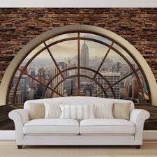 Fototapete Skyline Fenster Tapete Vlies Mural York City New Dknew York City Skyline Fenster Vlies Fototapete T Mural Wallpaper Urban Home Decor Mural
