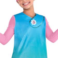 Take your pretty dress and fold it in half lengthwise. Child Queen Poppy Costume Trolls World Tour Party City