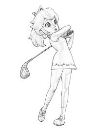Hitting Golf Ball Coloring Page In 2020 Coloring Pages Sports Coloring Pages Color