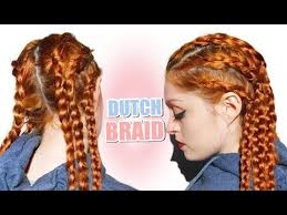 Gather hair at top of head and divide into three sections starting at the hairline to make the braid appear fuller, gently pull out the hair strands for added volume. Dutch Braid Curly Hair Youtube