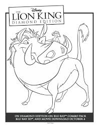 Push pack to pdf button and download pdf coloring book for free. Free Printable Timon Pumbaa Coloring Page Mama Likes This