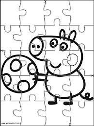 The name of this robot is peppe the pig. Puzzles Recortables Para Imprimir Para Ninos Peppa Pig 1