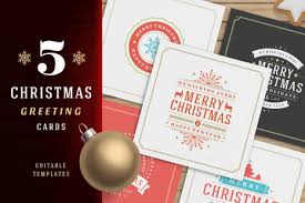 Get 329 christmas premiere pro templates on videohive. 5 Christmas Greeting Cards In Card Invitation Templates On Yellow Images Creative Store