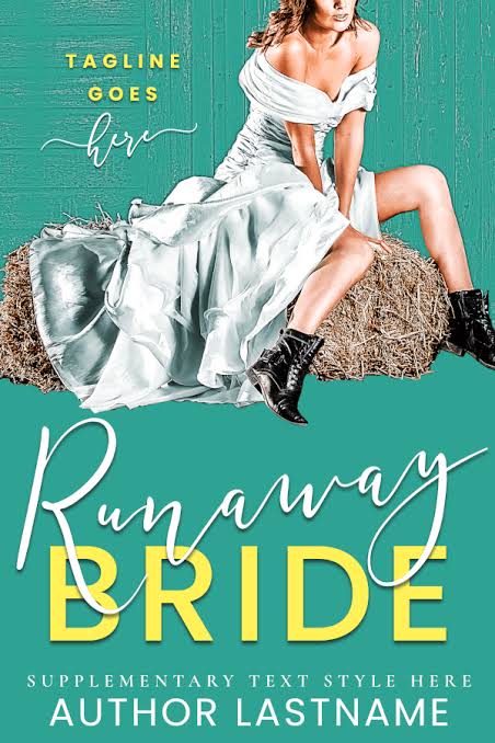 Runaway Bride - Premade Cover by Angela Haddon Romance Book Cover Design