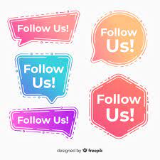 Download Gradient Follow Us Background For Free Vector Free Vector Free Download Freepik