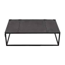 This is perfect if you love the look of solid cement, but don't want the burden of the weight of it. 57 Off Restoration Hardware Restoration Hardware Tesoro Black Coffee Table Tables