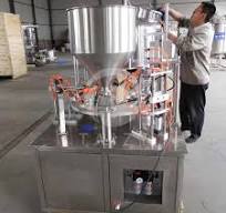 Yogurt Cup Filling Sealing Machine For Packaging Greek Yogurt