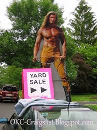 Garage Sale Sign Of The Week Fabio Yard Sale Signs Garage Sale Signs Yard Sale Signs Funny