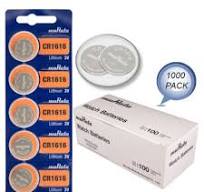 1000 NEW MURATA CR1616 3V Lithium Coin Battery FRESHLY NEW - Wholesale Pack | eBay